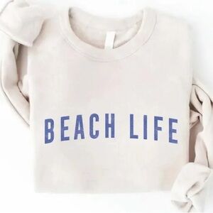 Oat collective sweatshirt Beach crew neck size small